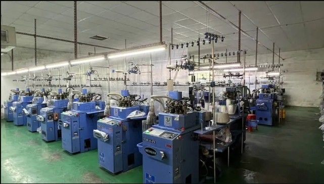 Foshan Yumian Weaving Co., Ltd. linea di produzione del fabbricante